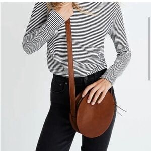 Madewell leather circle bag
